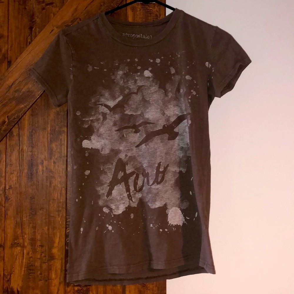 Aeropostale Seagull “Splash” Graphic Top